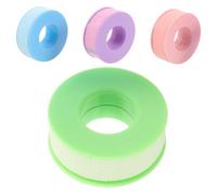 Baluue 4 Rolls Breathable Silicone Eyelash Extension Tape 1.25Cm Width Pink Blue Purple Green Lash Tape for Sensitive Skin Lash Extension Supplies