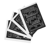 Baluue 4 Sheets of Black Keyboard Stickers for Laptop Clearly Printed Shortcut Keys, Paper Material Enhancing Productivity and Easy Application for Laptop Shortcut Sticker Replacement