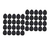 Baluue 40pcs Mini Makeup Puff for Liquid and Powder Versatile Wet Sponge Easy to Use Finger Applicator for Foundation and Concealer Washable Makeup Tool for Go