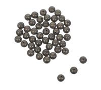 Baluue 45pcs Pyrite Beads Loose Stone Beads 8mm for Jewelry Making for Jewelry Making DIY Supply Dark Brown