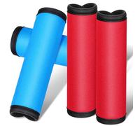 Baluue 4pcs Barbell Pad Pull-up Handle Grip Covers with Anti-slip Design, Polyester Dumbbell and Barbell Sleeve Set for Enhanced Pull up Difficulty, Fitness Equipment Protection at Home