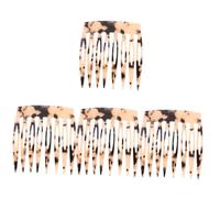 Baluue 4pcs Cantu Comb Soft Brush French Side Hair Comb Hair Side Clips Women Accessories for Fine for Women