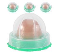 Baluue 4pcs Cat Treat Sticks with Kitten Lickable Candy Ball, Wall Mounted Cat Treats in Light Green Abs+sugar Material, Versatile Use with Cover for Daily Rewards and Training
