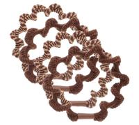Baluue 4pcs Elastic Hair Ties Girls Boho Hair Ropes Ponytail Holders Curly Accessories for Styling