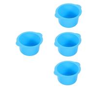 Baluue 4pcs Hair Removal Wax Warmer Bowl Silicone Replacement for Hair Removal Strip Wax