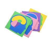 Baluue 4pcs Human Brain Parts Puzzle Educational Montessori for Preschoolers Interactive Anatomy Model Enhancing Learning Dexterity and Problem Solving Skills