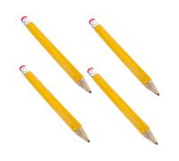 Baluue 4pcs Jumbo Colored Pencils for Classroom Party Supplies Comically Large Wooden Drawing Props in Bright Colors Safe Thick Design for Artistic Expression Team Spirit Builder for