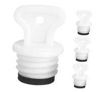 Baluue 4pcs Leakproof Stopper Cap for Hot Water Bottles Easy Sealing Rubber Replacement for Temperature Retention and Extended Warmth Convenient for Quick Maintenance