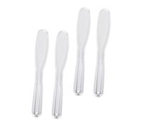 Baluue 4pcs Mask Stick Scraper Makeup Spatulas Cosmetic Mask Spatulas for Mixing and Sampling for Facemask Application