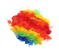 Baluue 4pcs Party Wigs Afro Curly Clown Wig Funny Crazy Hair for Carnival Disco Halloween for Disco Party Halloween Carnival Fancy Dress up Props