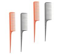 Baluue 4pcs Professional Hair Parting Comb Hairdressing Comb for Salon Use and Nordic and Grey for Styling and Detangling Hair