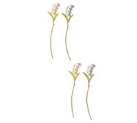 Baluue 4pcs Retro Flower Hair Chopsticks for Women Elegant Hair Accessories for Bun and Updo Styles for Ancient Chinese Culture and Modern Fashion