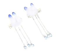 Baluue 4pcs Retro Rabbit Ears Hairpins Classical Chinese Style Hair Clamps Hair Accessories