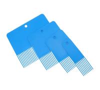 Baluue 4Pcs Textured Paint Comb Set with Fine Tooth Control, Plastic Wall and Ceiling Texture Tools for Diatomaceous Earth and Abstract Patterns, DIY Painting Supplies