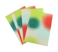 Baluue 5 Sheets Rainbow Gradient Wrapping Paper 58x40cm, Textured Floral Bouquet Paper Wrap for and Flower Packaging, Cherry Cold Tea Color, Suitable for Wedding and Festive Celebrations