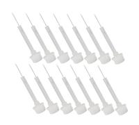 Baluue 50pcs Fine Detail Nail Art Brush Set with Ergonomic Curved Heads Precision Liner and Dotting Tools Detachable Replacement Tips for Polish Glue and Paint Application