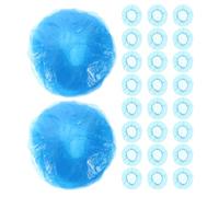 Baluue 50pcs Fire Alarm Dust Covers for Detector and Alarm System Protection, Plastic Caps with Dust Protection Feature, Suitable for Households and Warehouses to Extend Device Lifespan