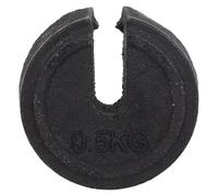 Baluue 5kg Metal Slotted Balance Weight Iron Weight for Orthopedic Traction Classic Retro Style Balanced and Stable with Convenient Hooked Design for Clinical Environments