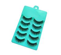 Baluue 5pairs Full Natural Looking False Eyelashes Russian Strip Lash Extensions Diy Lash Kit Long Wide Fashion Makeup Tools Comfortable Wear