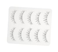 Baluue 5pairs Long Dense Fake Eyelashes Creative Decorative Beauty Lashes Natural Look Eyelure Eyelash for Parties