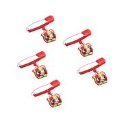 Baluue 5Pcs Baby Safety Pin Brooches for Diaper and Clothes, Polyester Cloth Pin Fasteners, Cannot Be Opened by Baby, Fixing Diapers