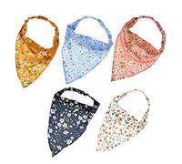 Baluue 5pcs Elastic Triangle Hair Scarves for Women Versatile Headbands for Parties Makeup and Daily Wear Soft and Breathable Comfortable Hair Accessories