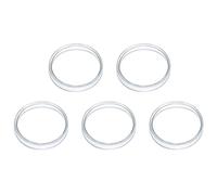 Baluue 5pcs Glass Flat Petri Dishes for Laboratory Use with High Temperature Resistance and Appearance Suitable for School Teaching and Biological Research