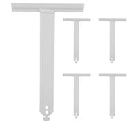 Baluue 5pcs Iron Roller Shutter Spring Replacement with Dovetail Joint Heavy-Duty Suspension Springs for Window Shutter Stability Weather-Resistant Hardware for Easy DIY Repair and