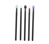 Baluue 5pcs Silicone Eye Shadow Brush for Makeup Eyeshadow Shimmering Powder Lip Balm Revolution Makeup Brushes