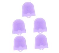 Baluue 5pcs Silicone Facial Cleansing Brush Soft and Tool for Deep Cleaning Exfoliating and Massaging Skin for Daily Skin Care Routine