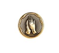 Baluue 5pcs Vintage Praying Hand Brooch Clip Multi-purpose Alloy Brooches for Women Suitable for Suits Hair-band Ceremonies Weddings Accessories Random Color
