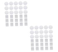 Baluue 60 Pcs Disk Eye Shadows DIY Eyeshadow Palette Eye Shadow Palette Accessory Eye Shadow Palette Accessories DIY Makeup Palette Iron Silver