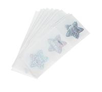 Baluue 60pcs Glitter Star-Shaped Bandages for Adults Breathable Adhesive Wound Care Patches Sensitive Skin Friendly Portable and Stylish Small Cut Protection