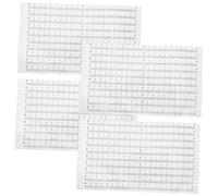 Baluue 60PCS Self Adhesive Tape Ruler Stickers Metric and Imperial Scale High Contrast Peel and Stick Measuring Tape for Workbench Height Marking and Accurate Measurement