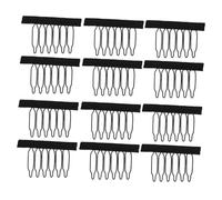 Baluue 60pcs Teeth Wig Combs Wig Teeth Clips for Women and Men Easy to Sew onto Caps Practical Hair Accessories for Comfortable Wear