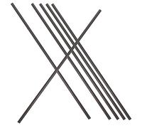 Baluue 6pcs Carbon Fiber Rod for Airplane Model Car and Boat Support Poles for Harsh Environments Lightweight High Strength Replacement for Worn-out Rods