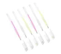 Baluue 6pcs Eyebrow Mapping Pens Pens for Brow Positioning Portable Design and Tattoo Brow