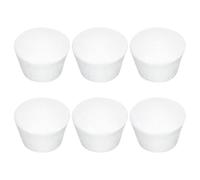 Baluue 6Pcs Foam Cupcake Dummy Set, Medium Fake Cake Models for Decorating Practice & Display, Reusable Polystyrene Molds for Fondant Buttercream Crafting, 6.5cm Photography Prop