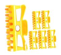 Baluue 6pcs Hair Curl Clips Hot Roller Clips for Electric Rollers Curling Accessory Replacement for Hair