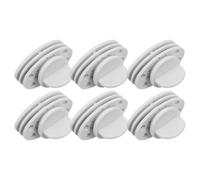 Baluue 6Pcs Leakproof Hot Water Bottle Replacement Caps Grey Set Universal Hot Water Sack Lid Stoppers for Travel and Camping Spare Sealing Plugs