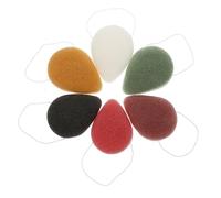 Baluue 6pcs Natural Facial Sponges for and Exfoliation Safe for All Skin Types for Makeup Removal and Deep Pore Cleansing Mixed Colors Soft and Sponges