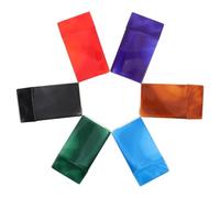 Baluue 6pcs Plastic Cigarette Case Set with Colorful Marbling Pattern, Large Capacity Holder with Solid Construction for Everyday Carry and Home Use Color