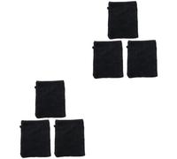 Baluue 6pcs Quality Beauty Gloves Makeup Remover Mitts Exfoliating Gentle Face Scrubber