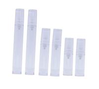 Baluue 6pcs Silicone Travel Bottles Set Leak Refillable Containers for Shampoo Lotion and Cosmetics Easy-squeeze Design with Spray Bottle for Travel and Toiletries