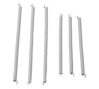 Baluue 6Pcs Stapler Extension Springs with Hook Ends, Stainless Steel Small Tension Springs 2.75" 3.54" for Office Stapler Repair and Replacement