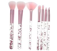 Baluue 7pcs Makeup Brush Portable Cosmetic Tools for Women for Travel and Everyday Use Soft Synthetic Bristles for Application