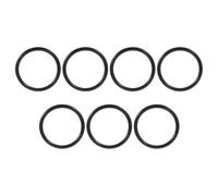 Baluue 7pcs Rubber Ring for Crystal Singing Bowls with Comfortable Grip and Noise Reduction, Universal Fit Cushion Pad Absorbing Vibrations for Music Studios and Schools