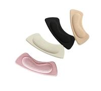 Baluue 8 Pairs 4 Moon Shaped Foot Care Protectors Colors Self Adhesive Cushion Pads for High Heels Comfortable Sweat Absorbent Shoe Inserts for Wear