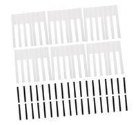 Baluue 88Pcs Piano Keytops Replacement Kit for Upright and Digital Pianos Matte Black and White Keys Repair Accessories Practical and Compact