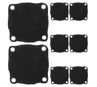 Baluue 8pcs Automatic Pressure Switch Replacement Rubber Pads for Air Compressor, Black Vibration Isolation Gaskets, Air Compressor Spare Parts for Tool Maintenance